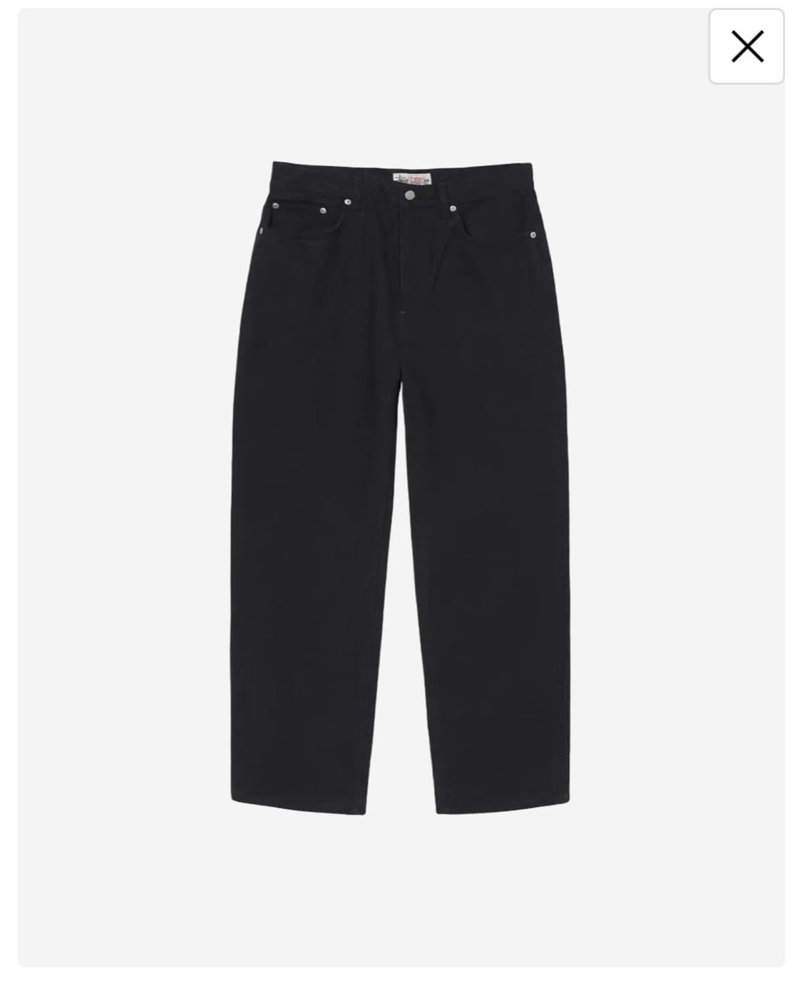 Stussy 오버다이드 빅올진 블랙 상품이미지1