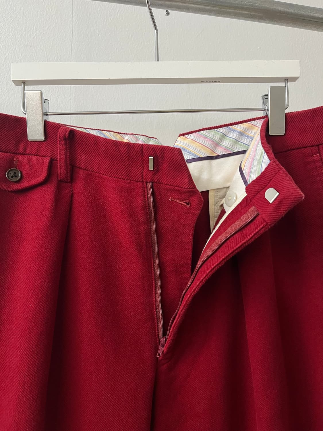 알렉산더 줄리안 빈티지 코튼 핀턱 팬츠 상품이미지6