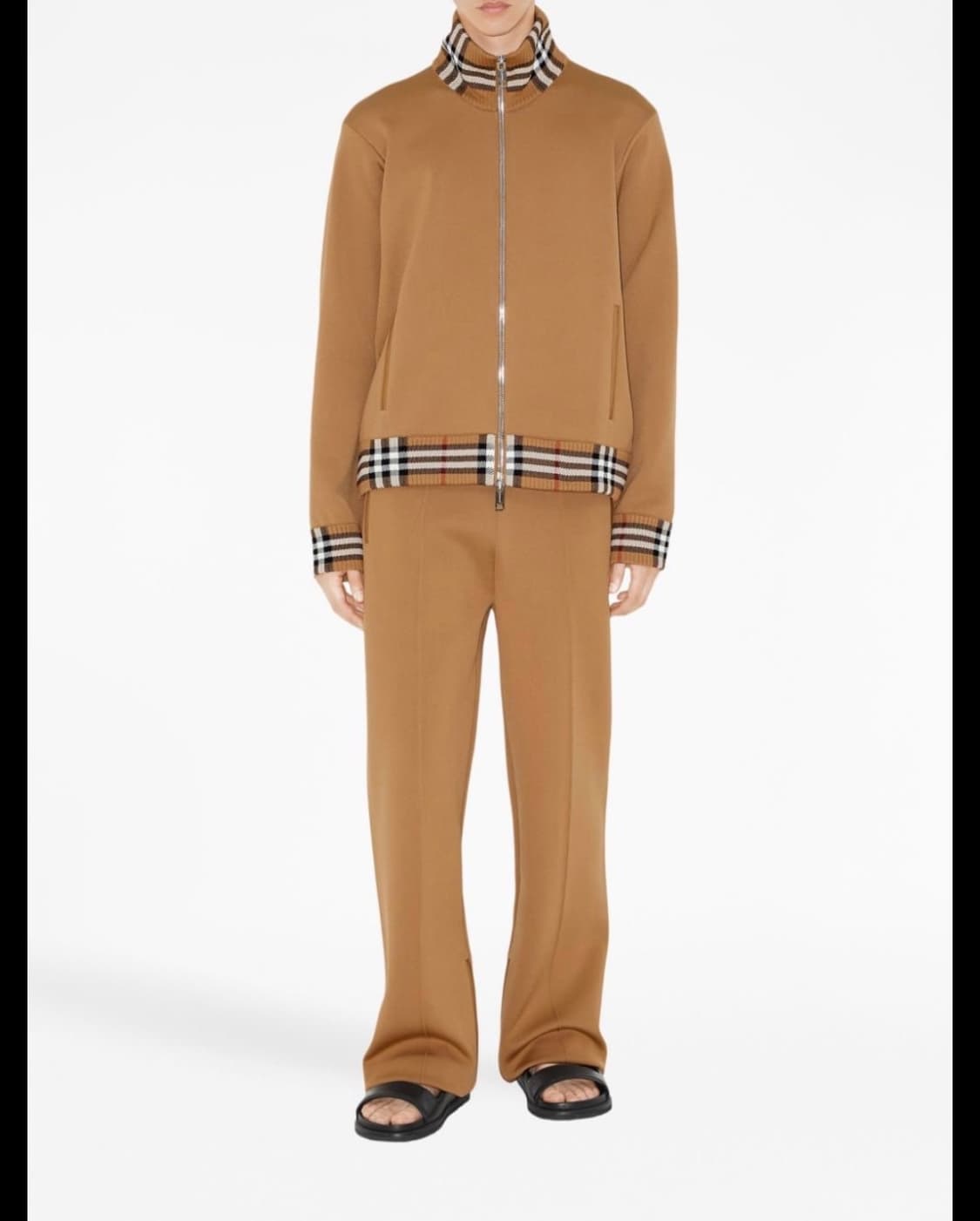 23FW 버버리 다니엘리 체크 트리밍 트랙팬츠 M  상품이미지2