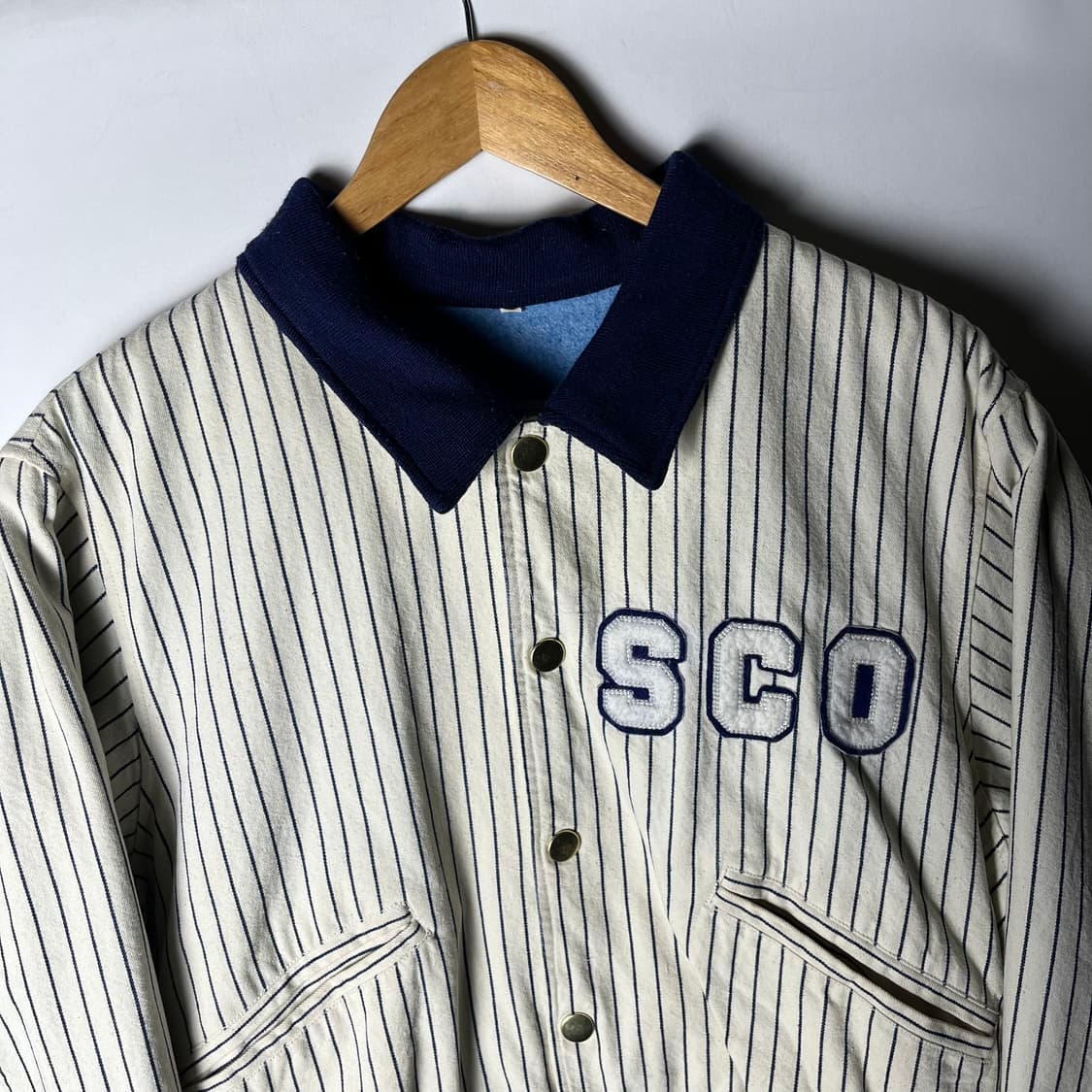 [Edwin] 00's 에드윈 베이스볼 히코리 봄버자켓 상품이미지3