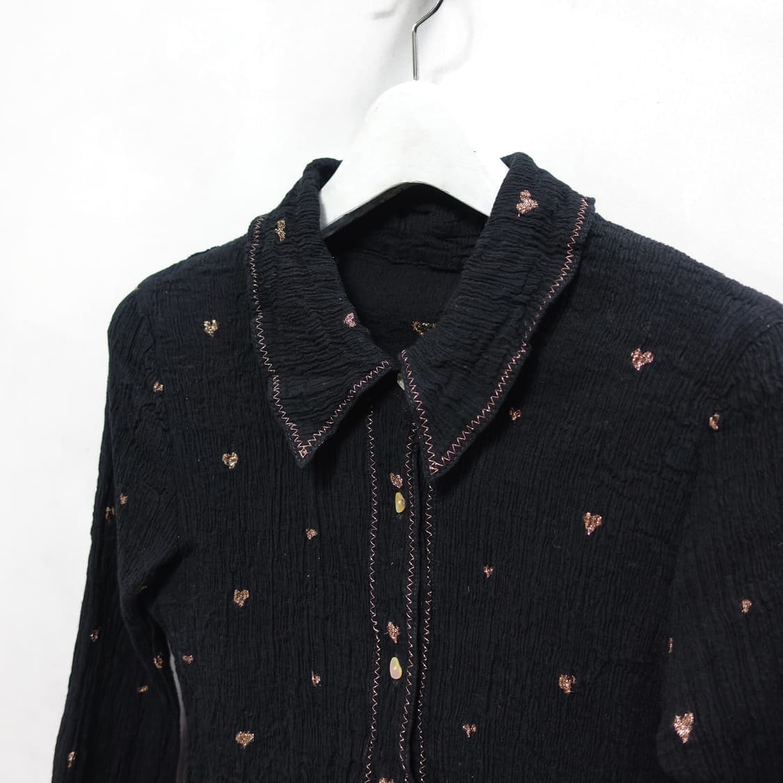 tsumori chisato 츠모리치사토 아카이브 패턴 플리츠 셔츠 상품이미지3