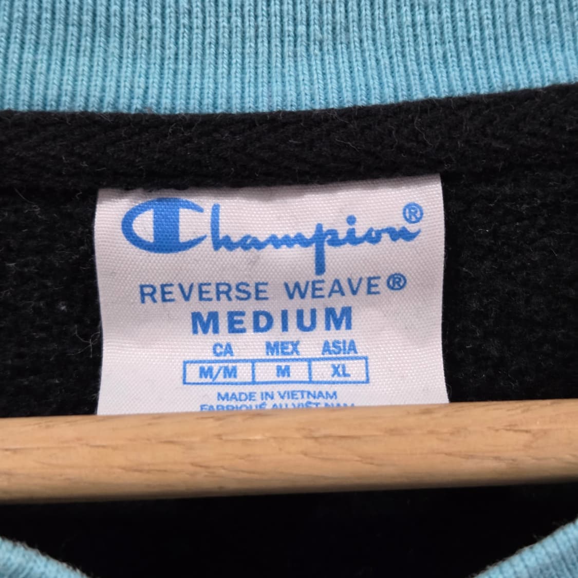 챔피온 블루택 리버스위브 브이넥 기모 스웻셔츠 M 상품이미지3
