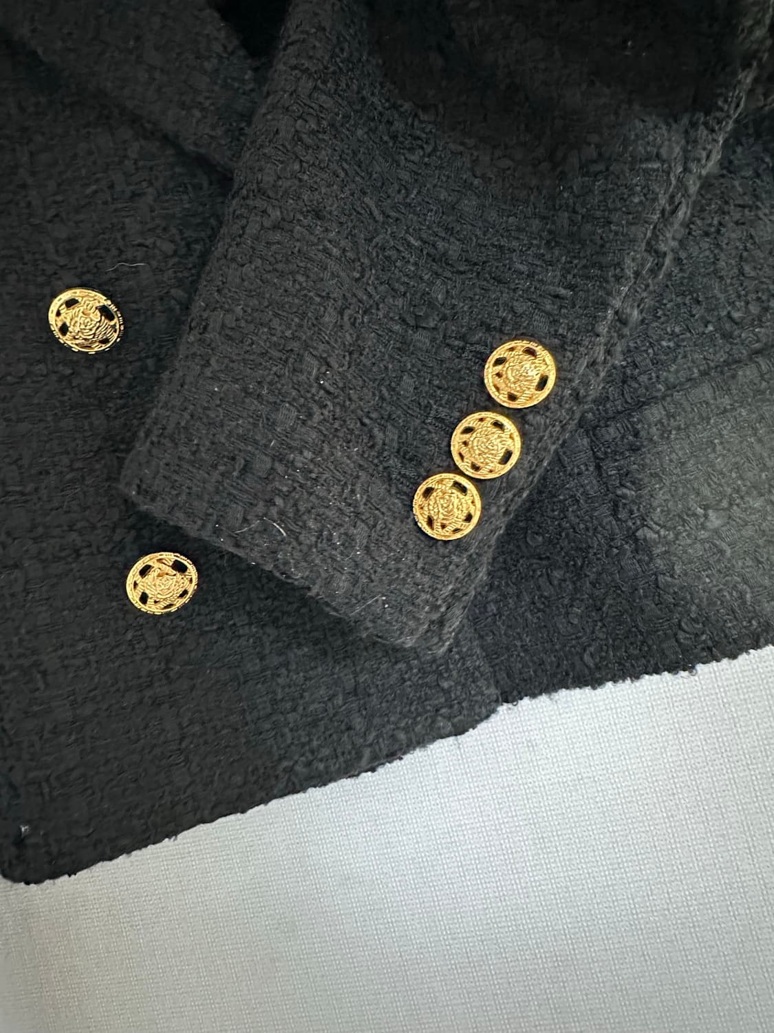 자라 스트럭처 크롭 블레이저 L 상품이미지6