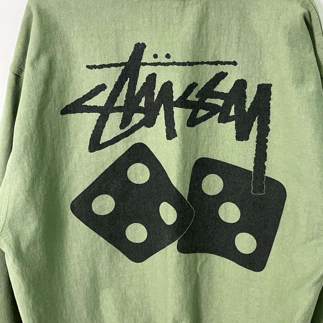 스투시 다이스 피그먼트 다이드 크루넥 스웨트셔츠 L 상품이미지7