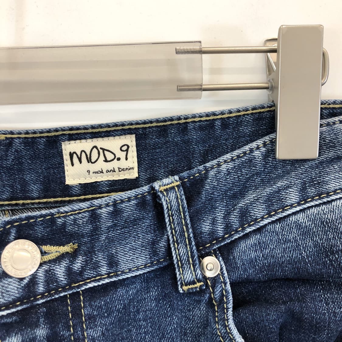 모드나인 CON7W 와이드 데님진 33 인치 상품이미지2