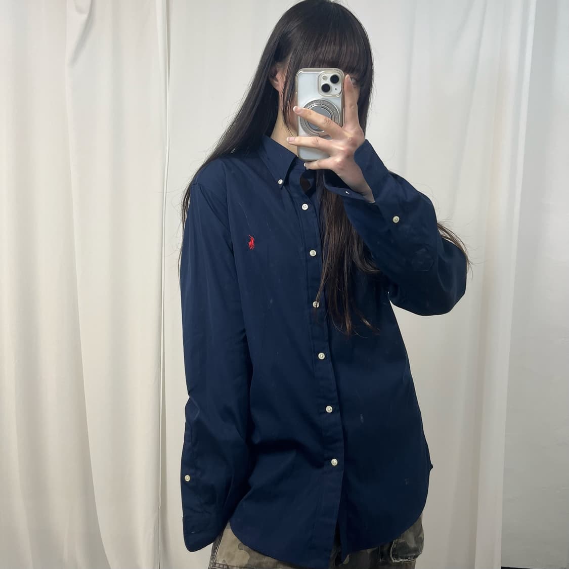 Polo Ralph Lauren Navy Shirt 상품이미지1