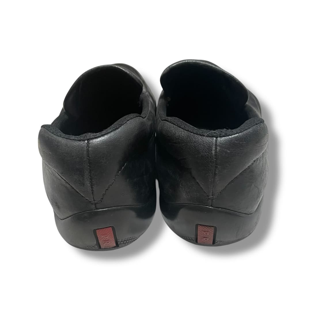 265~270) 프라다 스포츠 메탈로고 레더 로퍼 구두 상품이미지5