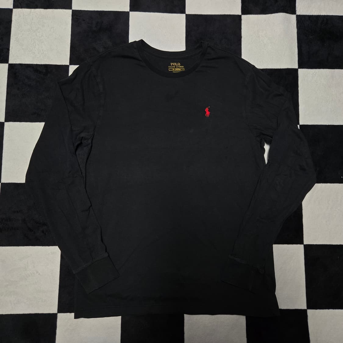 M 폴로랄프로렌 롱슬리브 긴팔티셔츠 블랙 상품이미지1