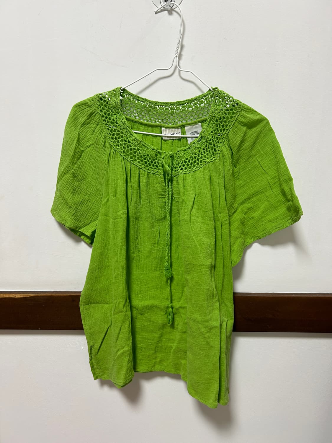 모리걸 연두 블라우스  상품이미지1