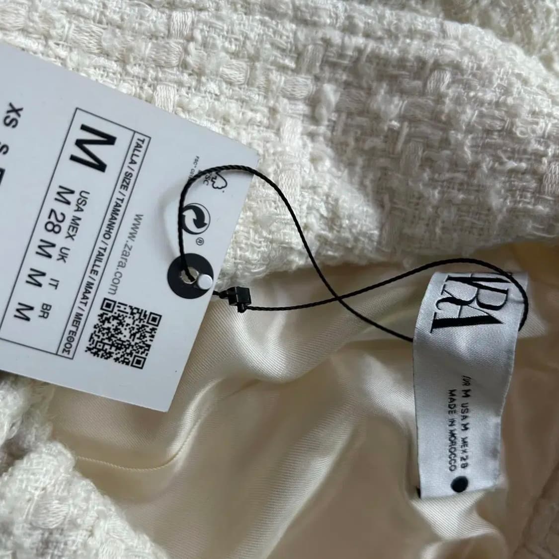 자라 스트럭처 쇼트 블레이즈 트위드 크롭자켓 봄가을자켓 상품이미지7