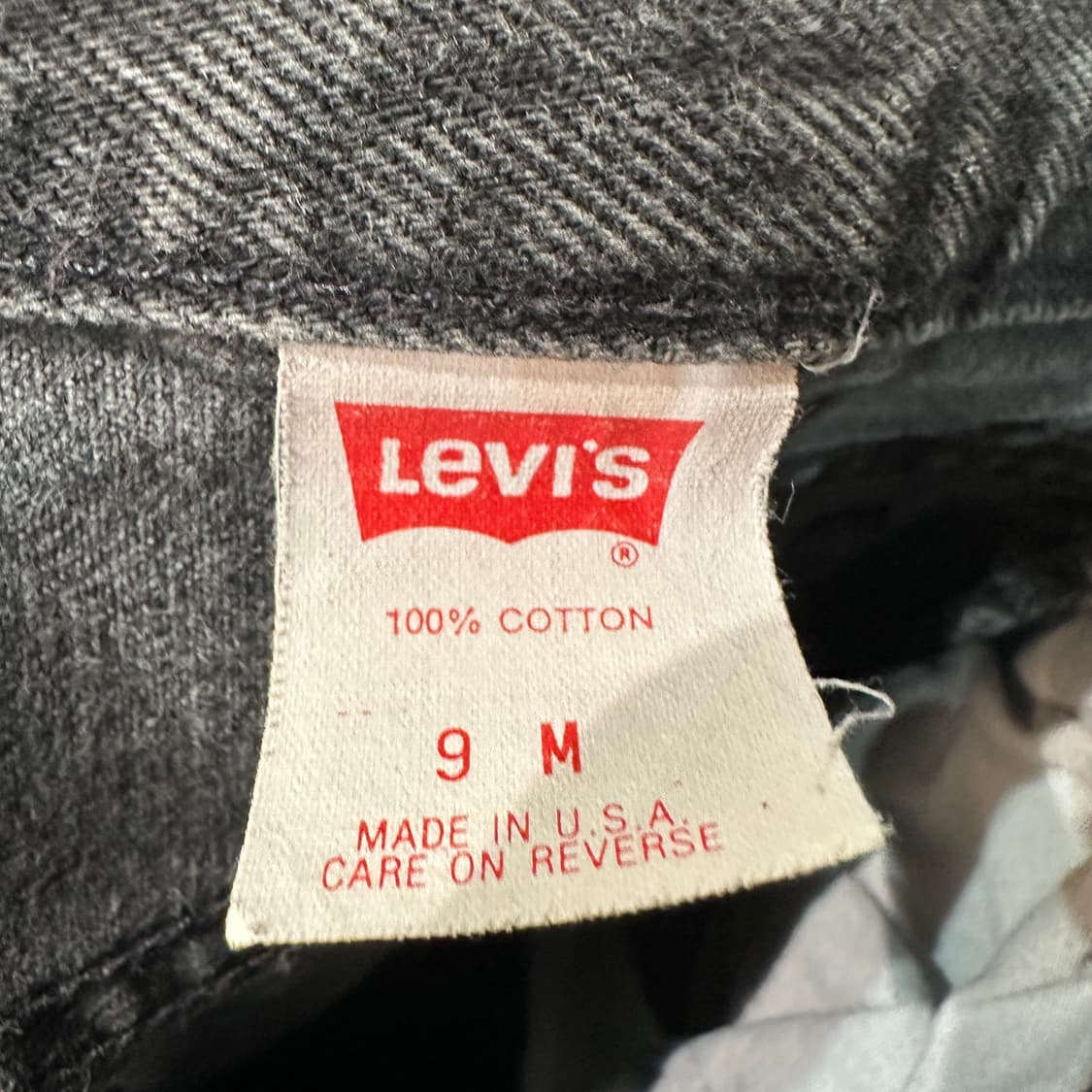 리바이스 USA 90's 17501-0660 데님 흑청바지 여성 26 상품이미지4