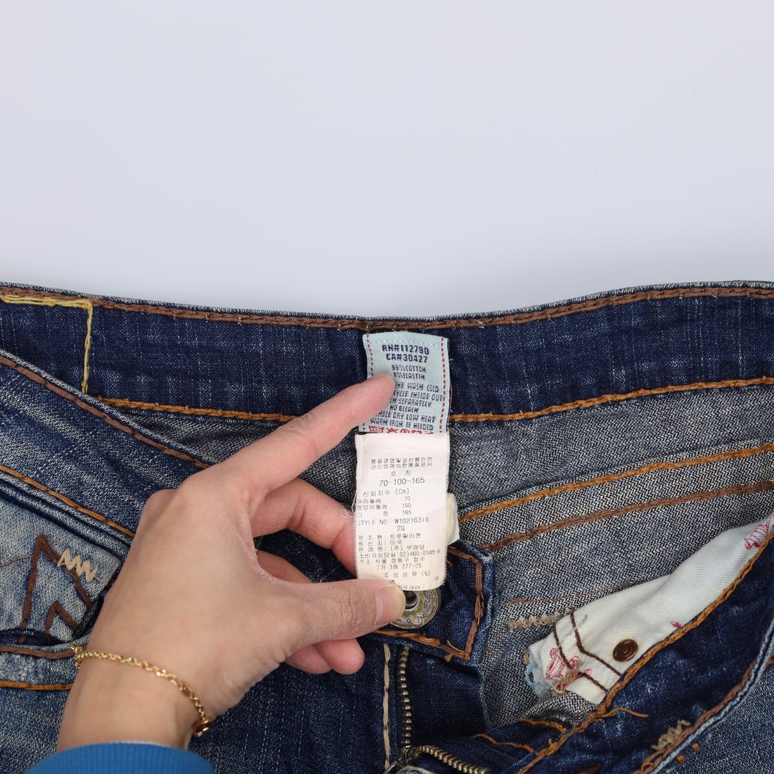 27 트루릴리전 여성 스트레이트 팬츠 0202H2 상품이미지6