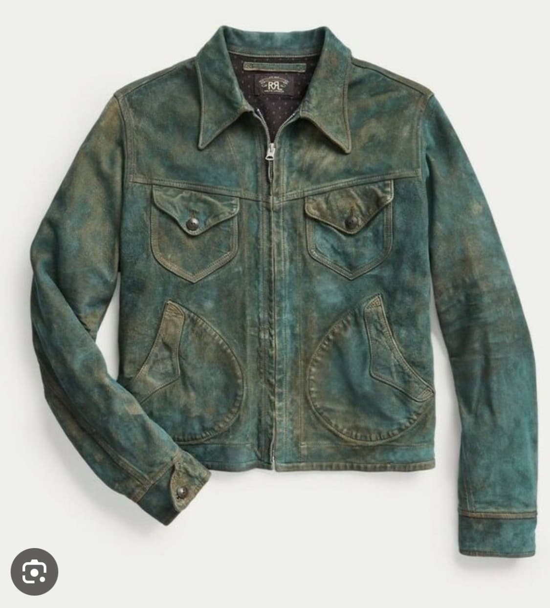 rrl 인디고 웨스턴 자켓 m 상품이미지1