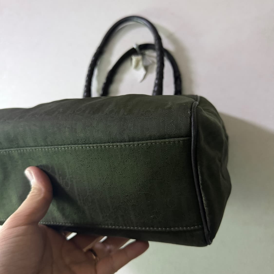 빈티지 디올 오블리크 캔버스 로고장식 토트&숄더 (로고 분실) 상품이미지5