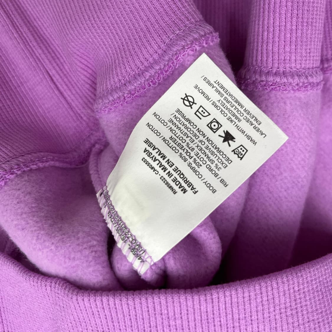 나이키 자수 퍼플 맨투맨 XL 상품이미지4