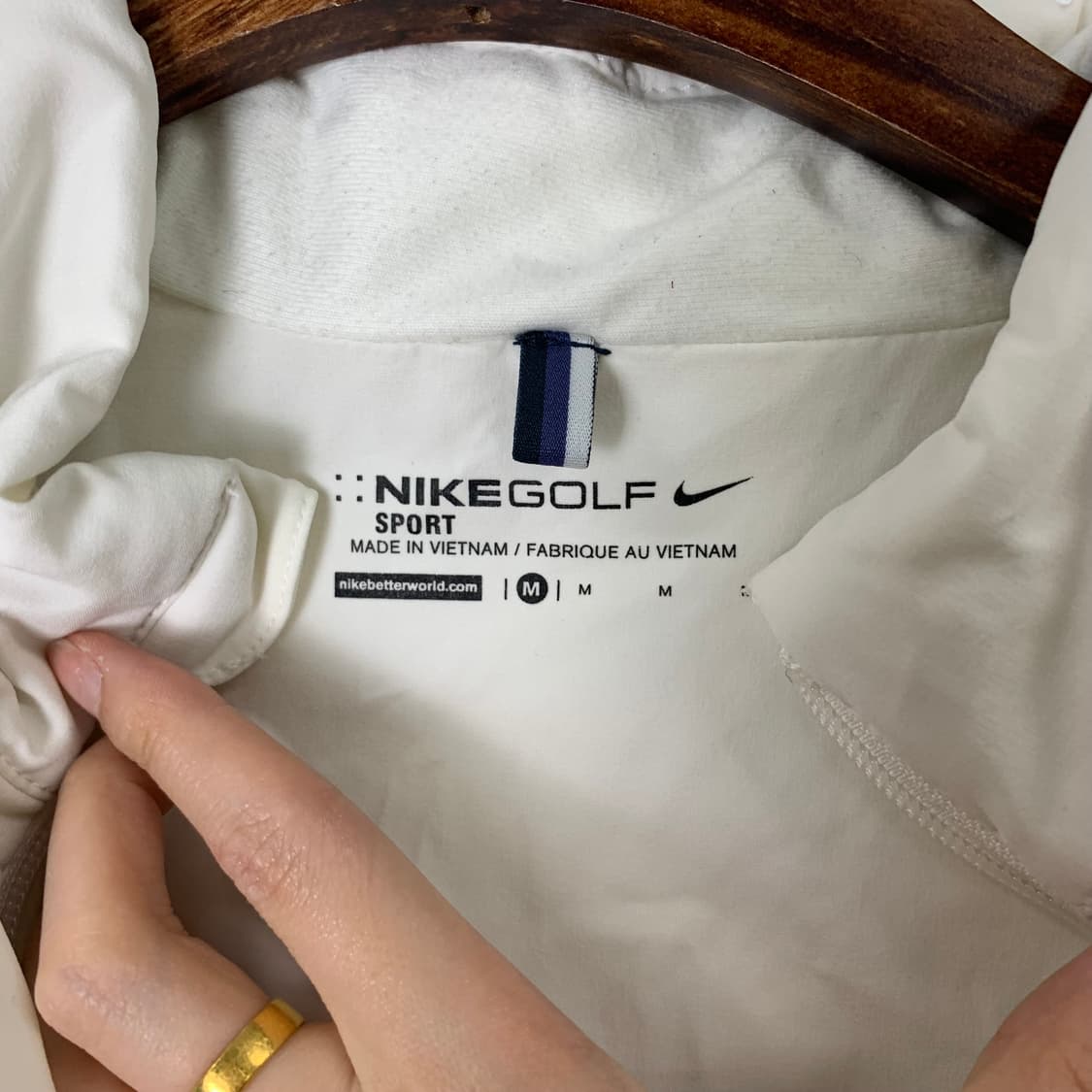 나이키 투웨이 화이트 경량 조끼패딩 상품이미지7