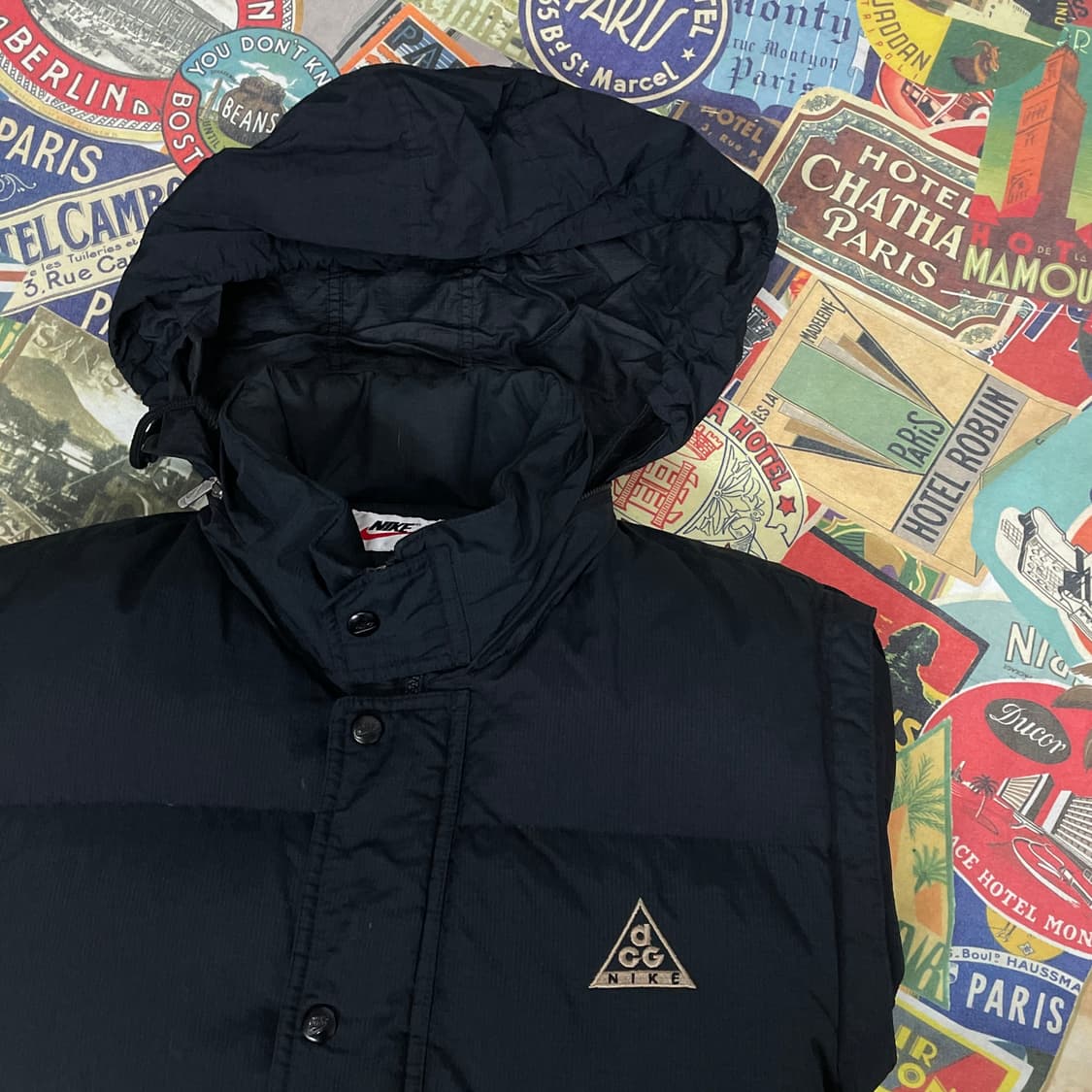 90s Nike ACG 나이키 오리털 올드스쿨 패딩조끼 베스트 110 상품이미지4