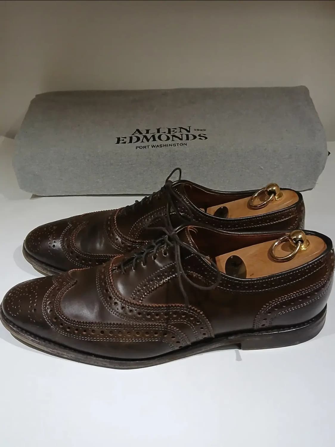 [판매]Allen Edmonds 알렌 에드먼즈 캠브리지 쉘코도반 윙팁 9 상품이미지4