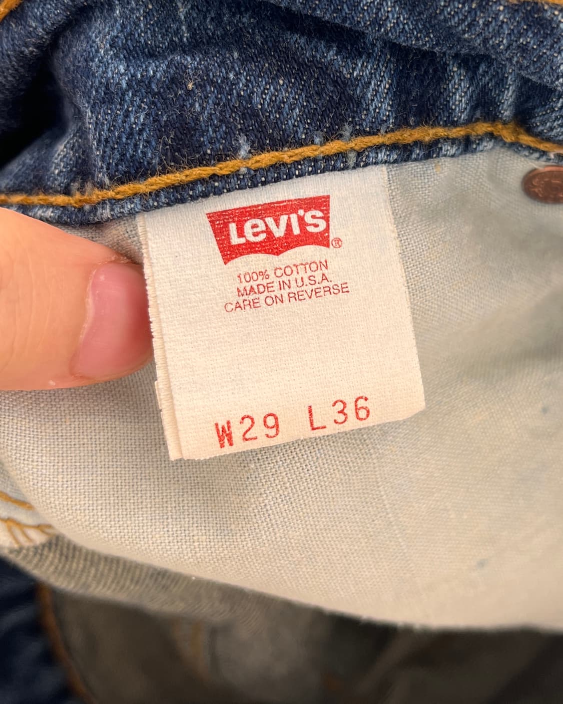 90s 리바이스 519 made in USA 상품이미지8