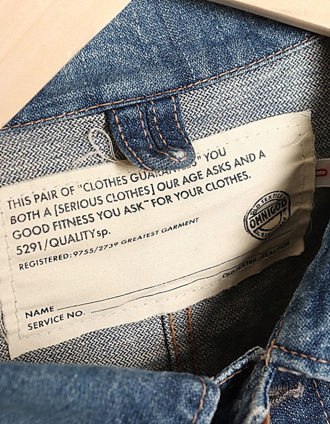 OMNIGOD Denim Hunting Jacket 상품이미지7