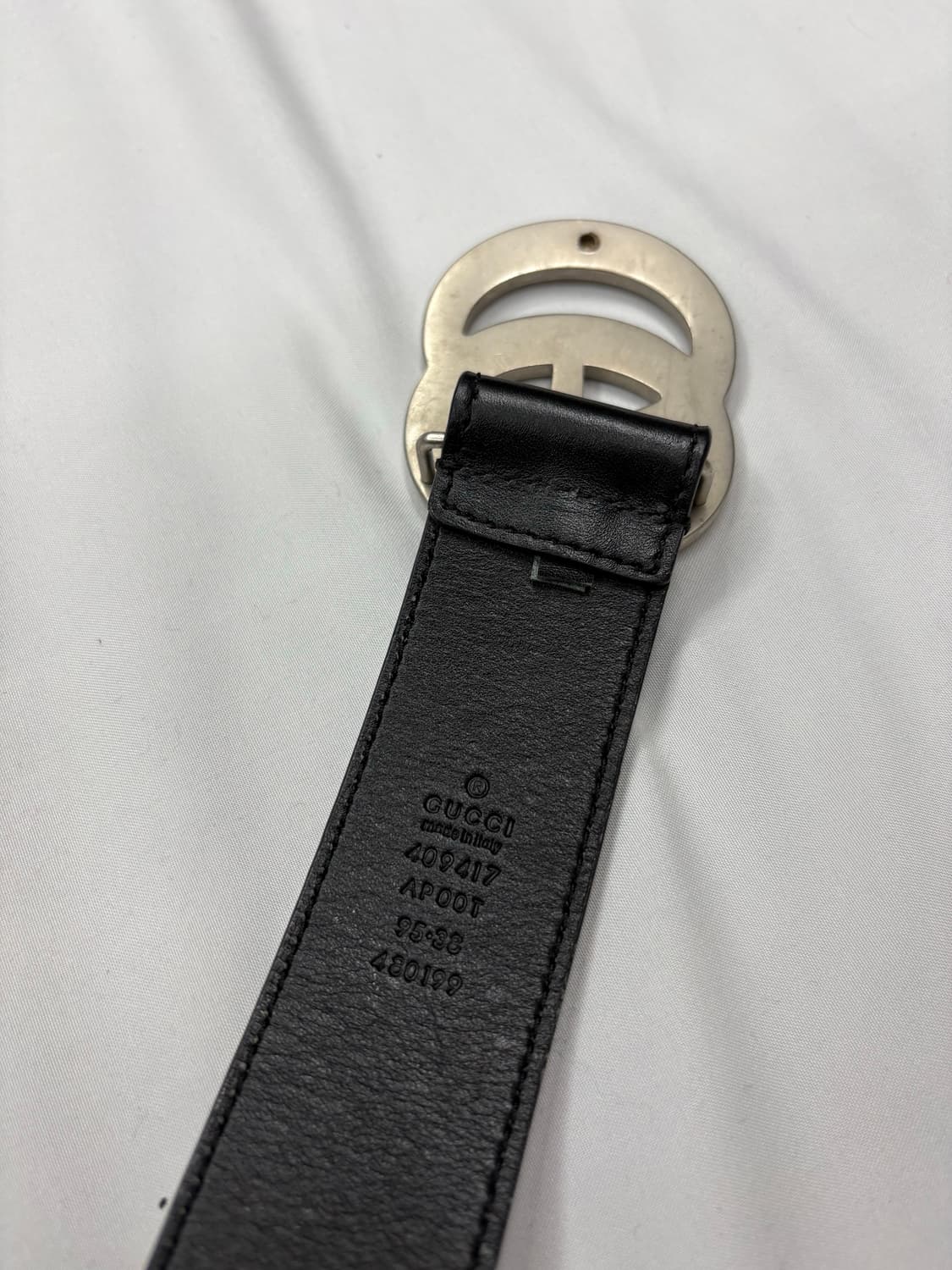 구찌 인터로킹 마몬트 빈티지 레더 벨트 Gucci 상품이미지3