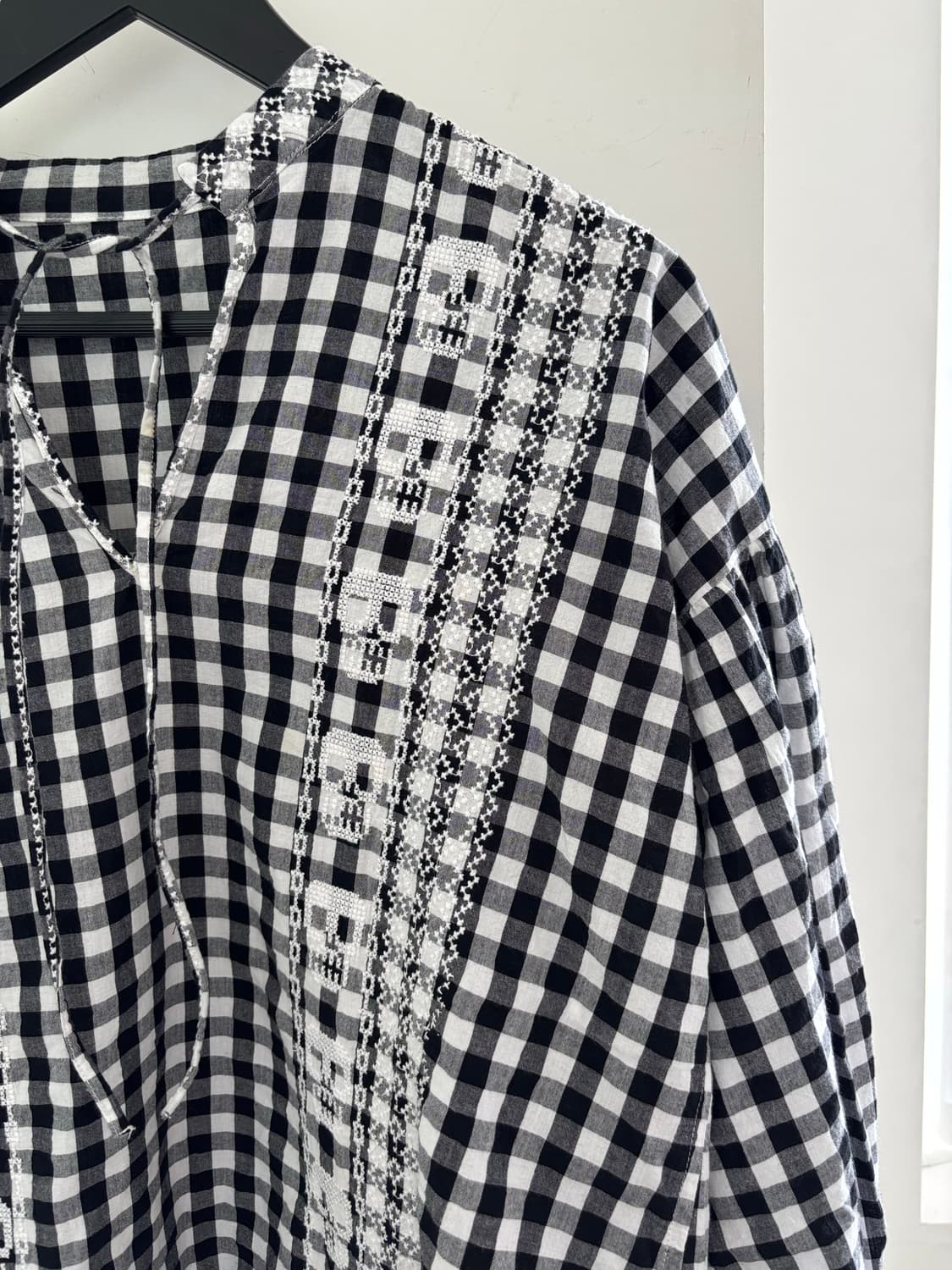 히스테릭글래머 skull embroidery 블라우스 상품이미지3