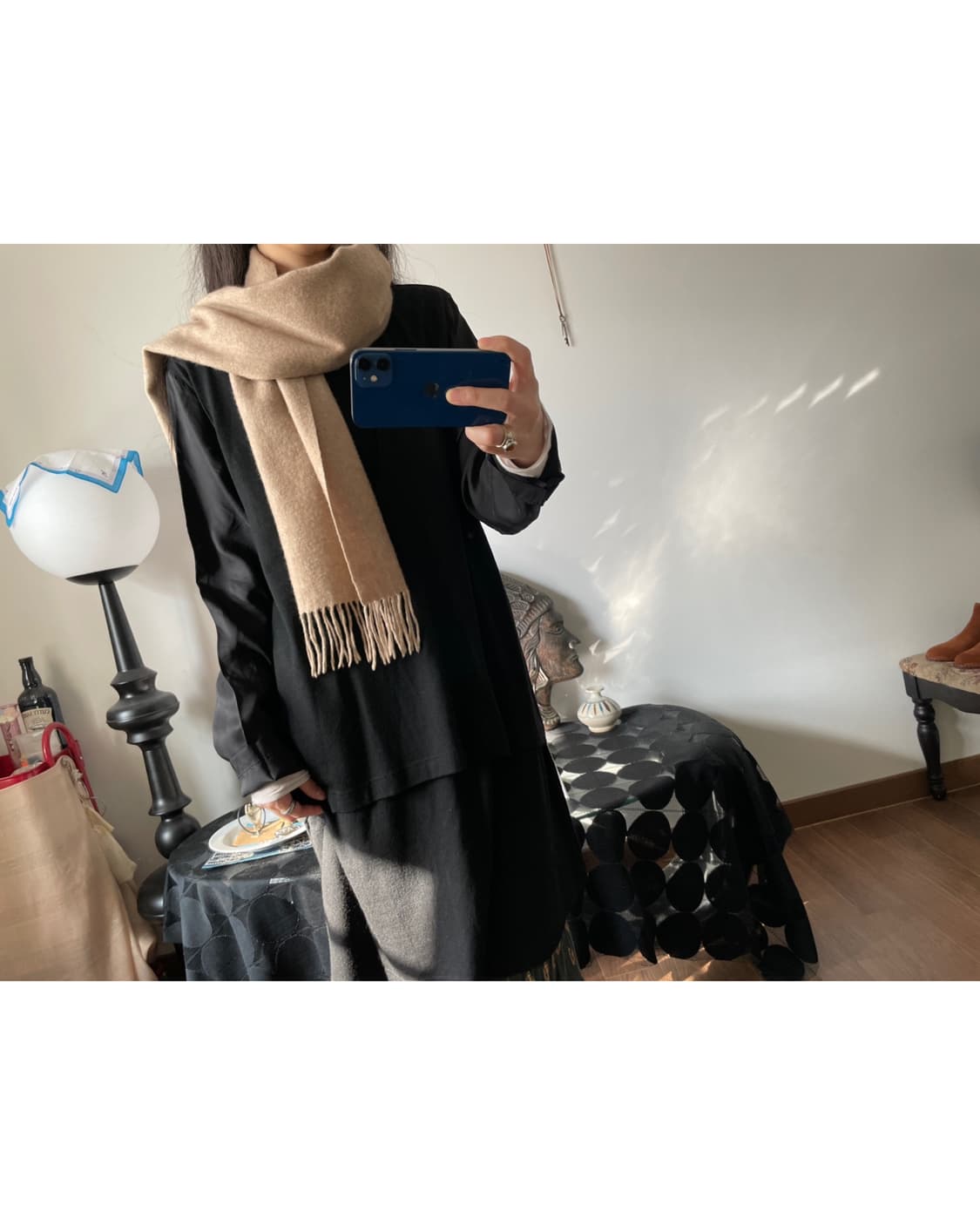 soft fringe muffler 상품이미지4