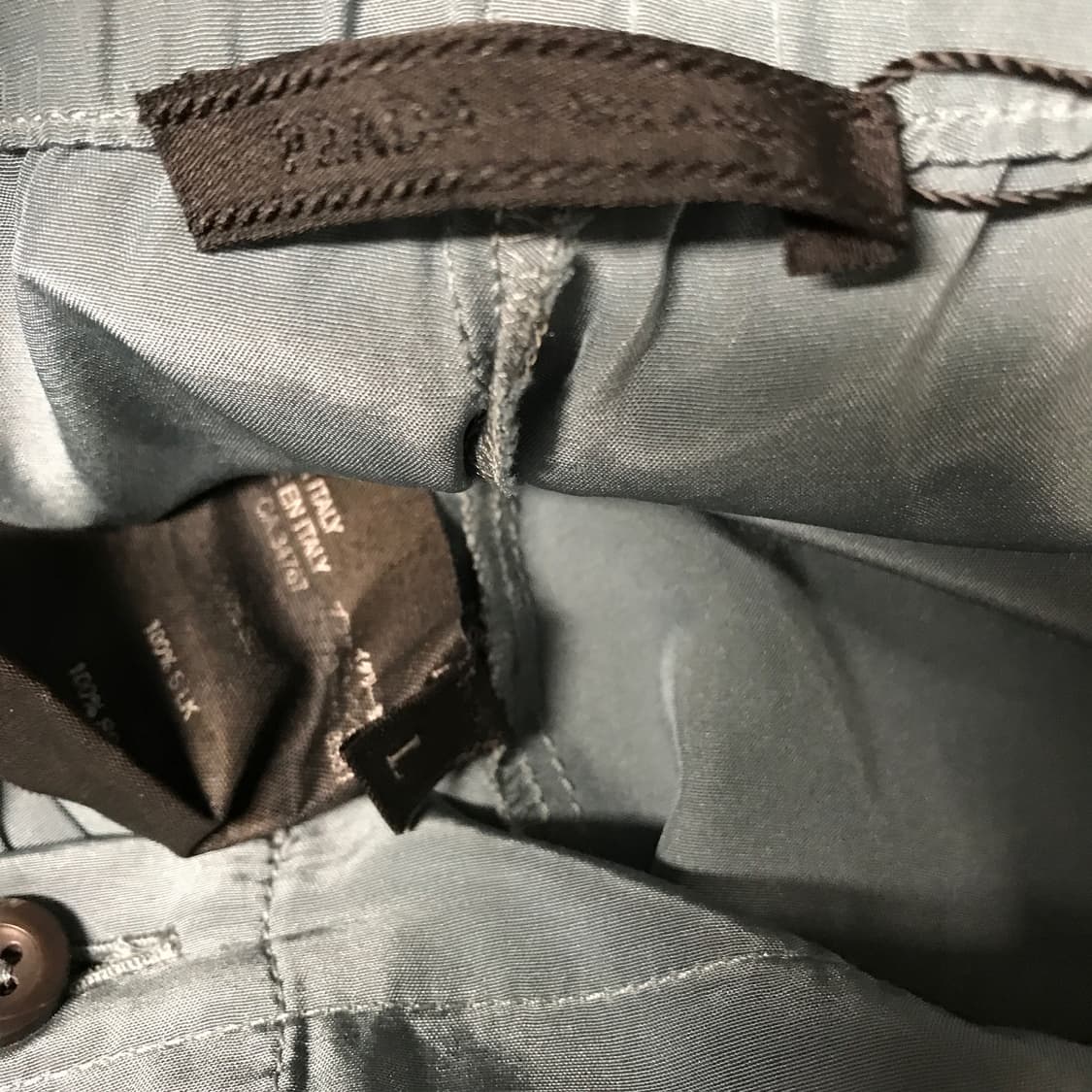 프라다 팬츠 블루그레이 L 상품이미지5