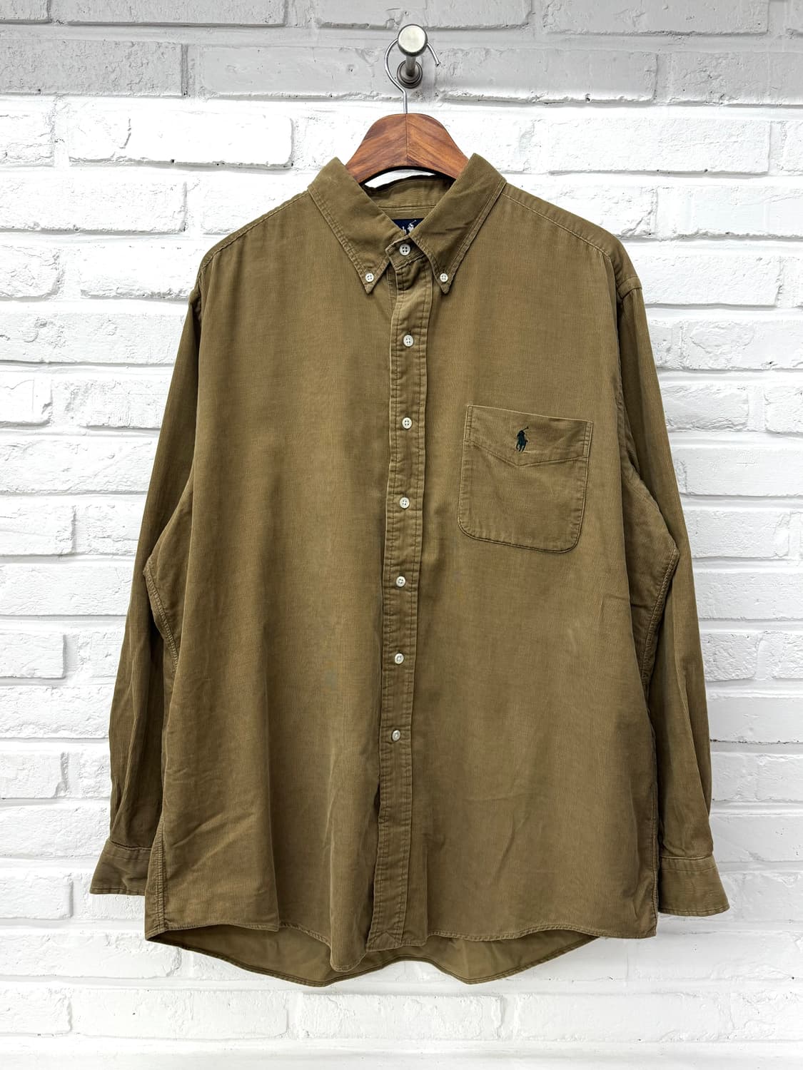 폴로 베이지 코듀로이 셔츠 상품이미지3