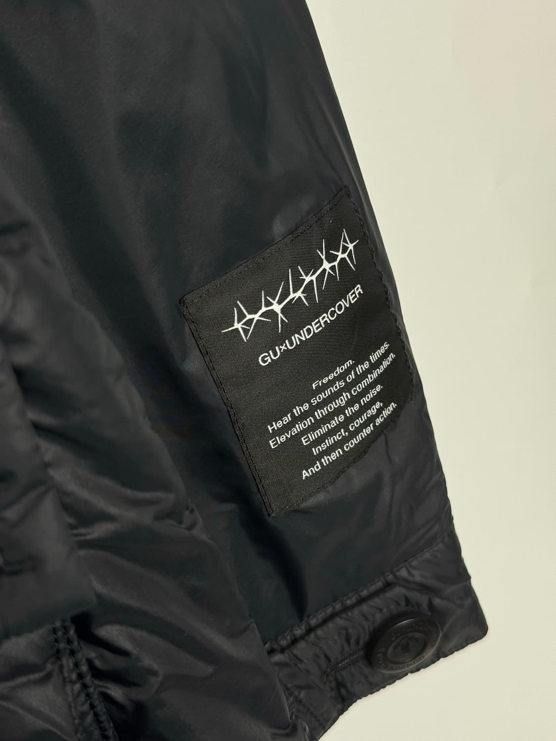 GU X 언더커버 패디드 오버사이즈 피쉬테일 코트 S 상품이미지5