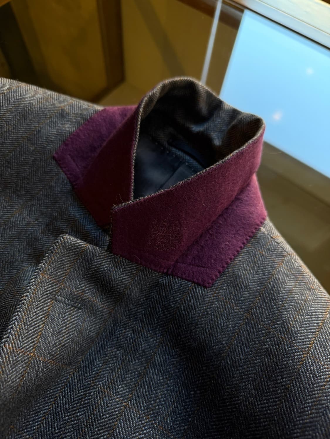 아쿠아스큐텀 트위드 자켓 100 상품이미지8