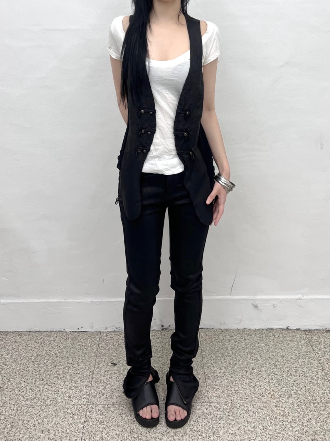 Napoleon kangaroo leather vest 상품이미지1