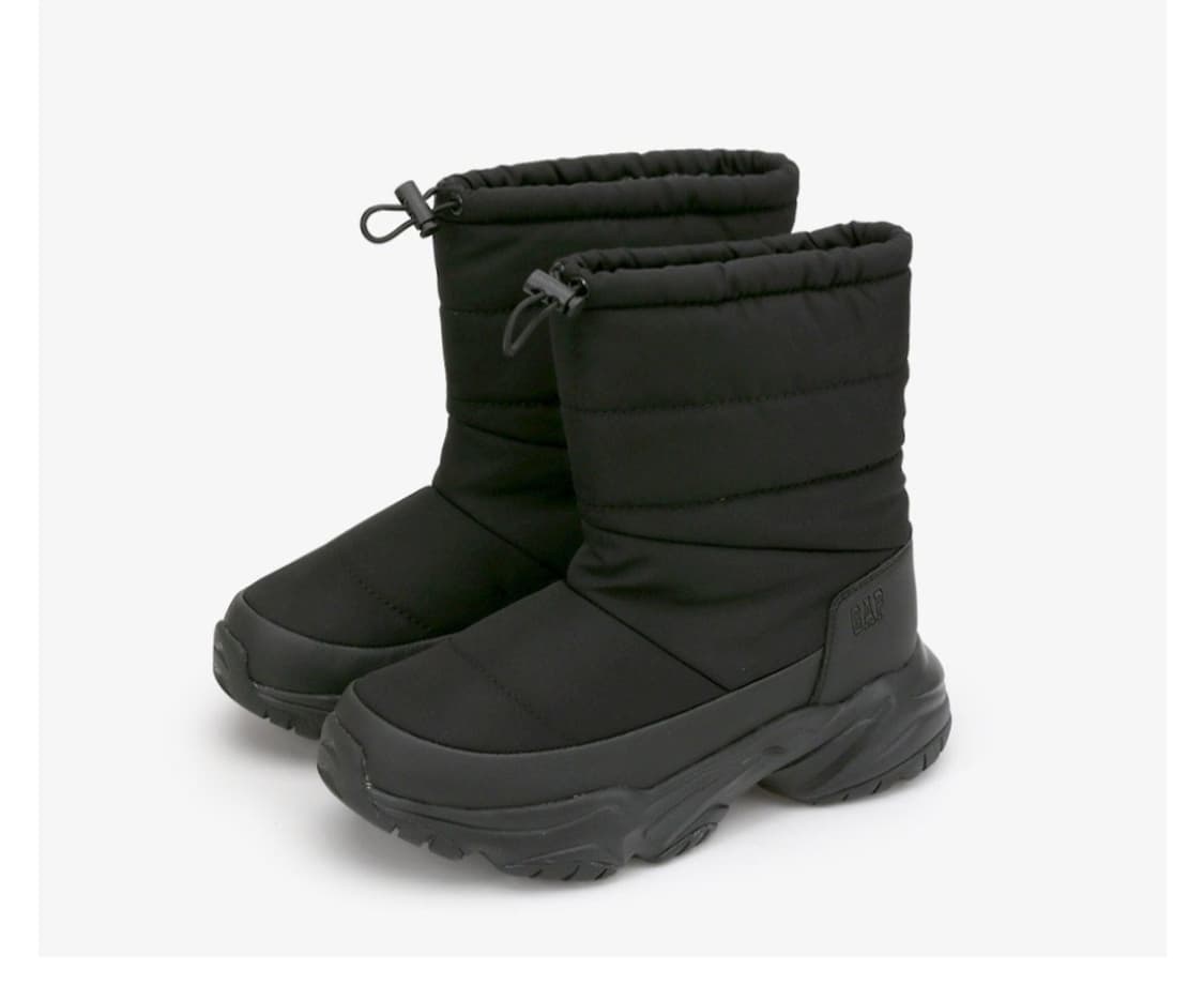 갭 여성용 웜 패딩부츠 워커 겨울신발 융기모 밍크털 방한 난방 240캠핑 상품이미지1