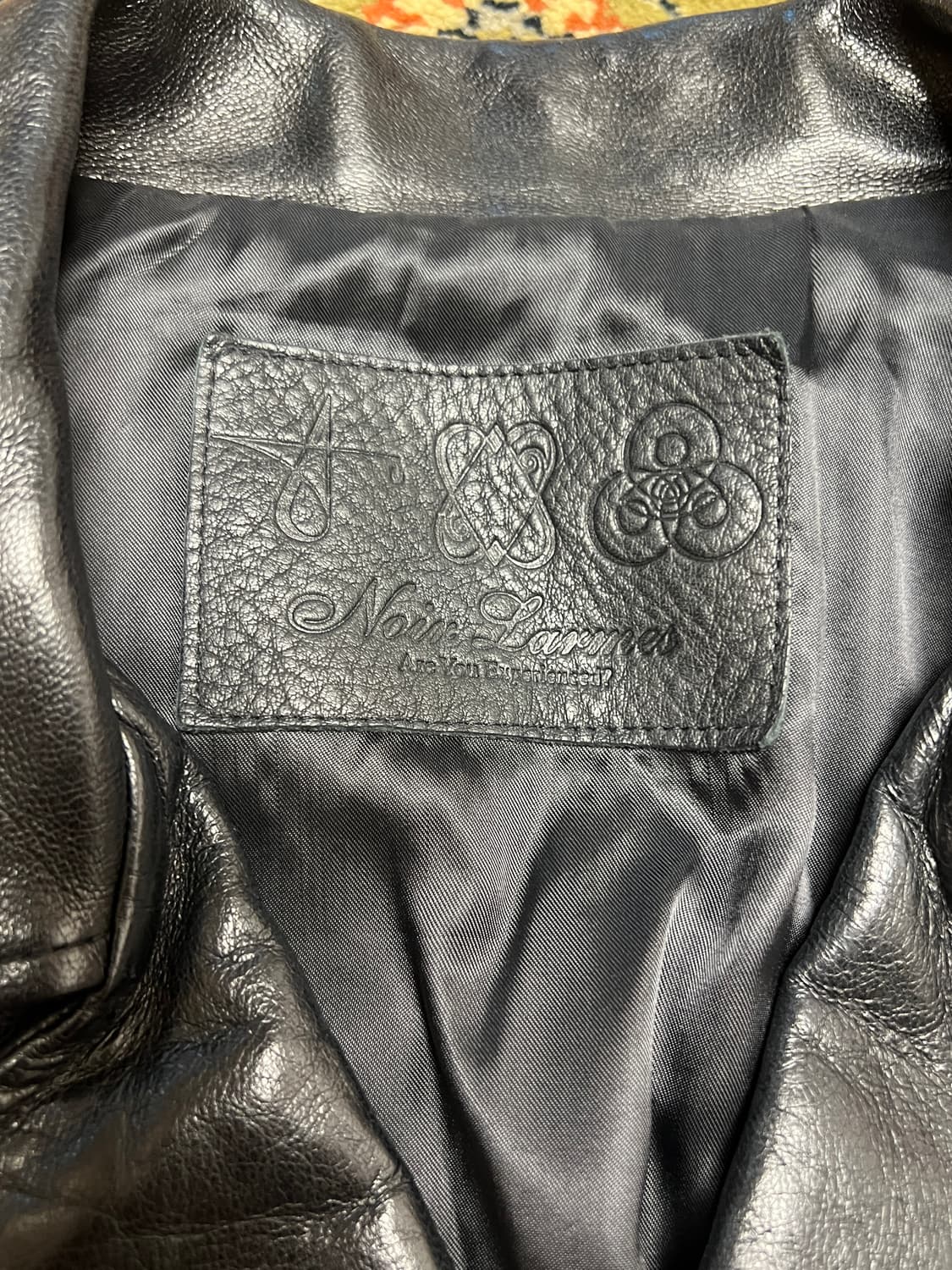 느와르라르메스 블랙라벨 여성 라이더 가죽자켓 55 상품이미지4