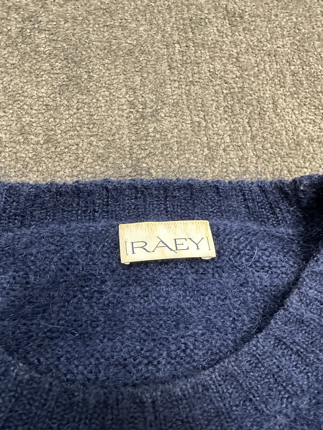 RAEY 네이비 울 니트 L 상품이미지2