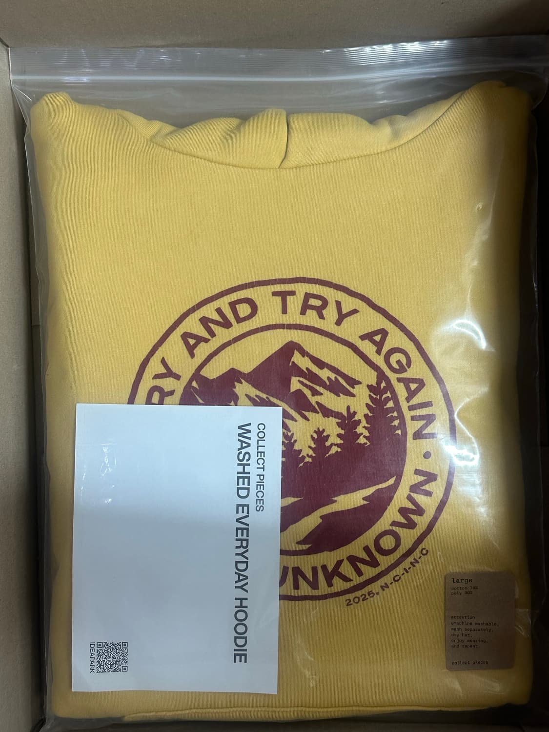 컬렉트피시스 타타 후디 L 새상품 상품이미지1