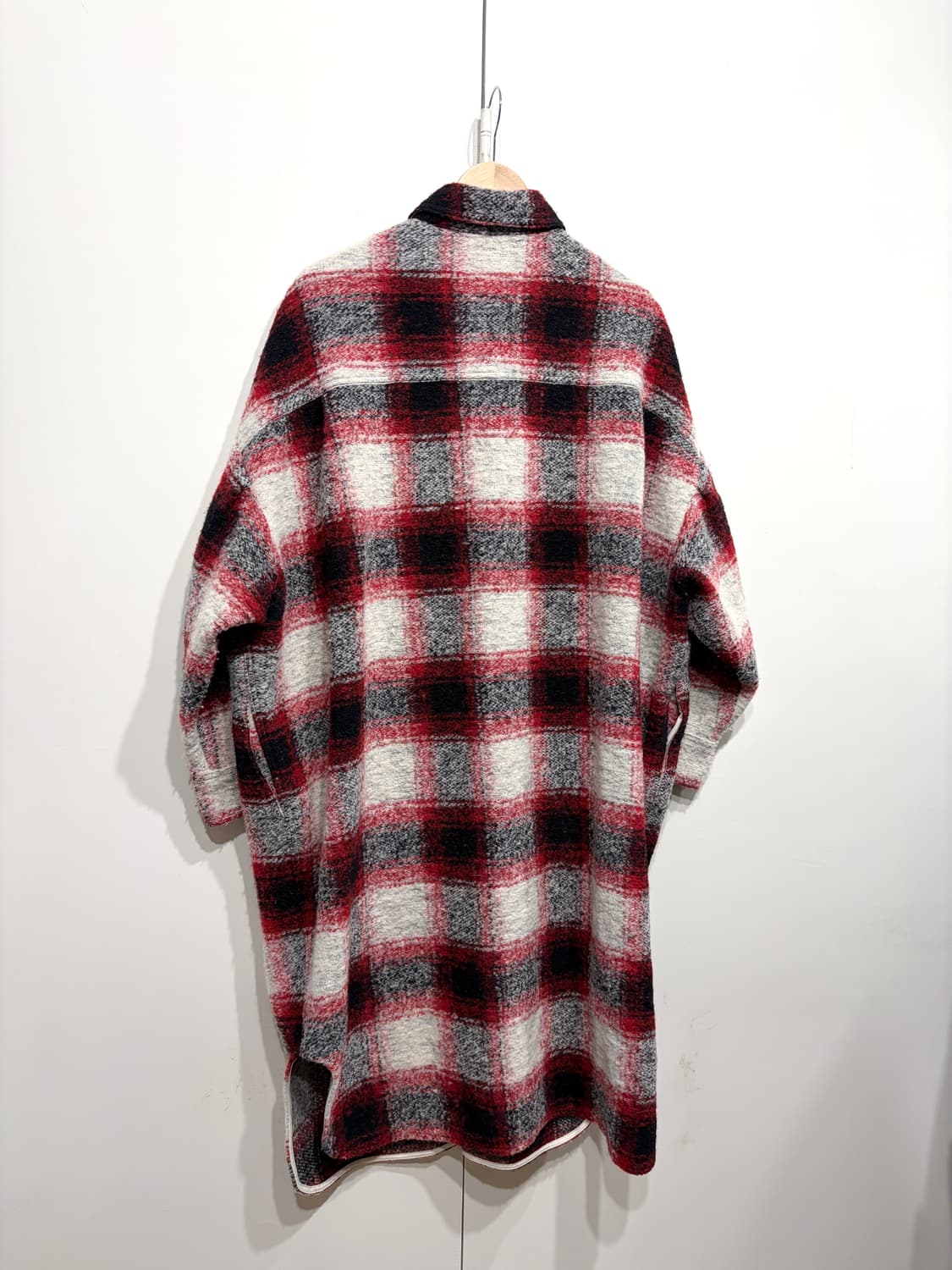 이자벨마랑 가브리온 체크 울 코트 상품이미지4