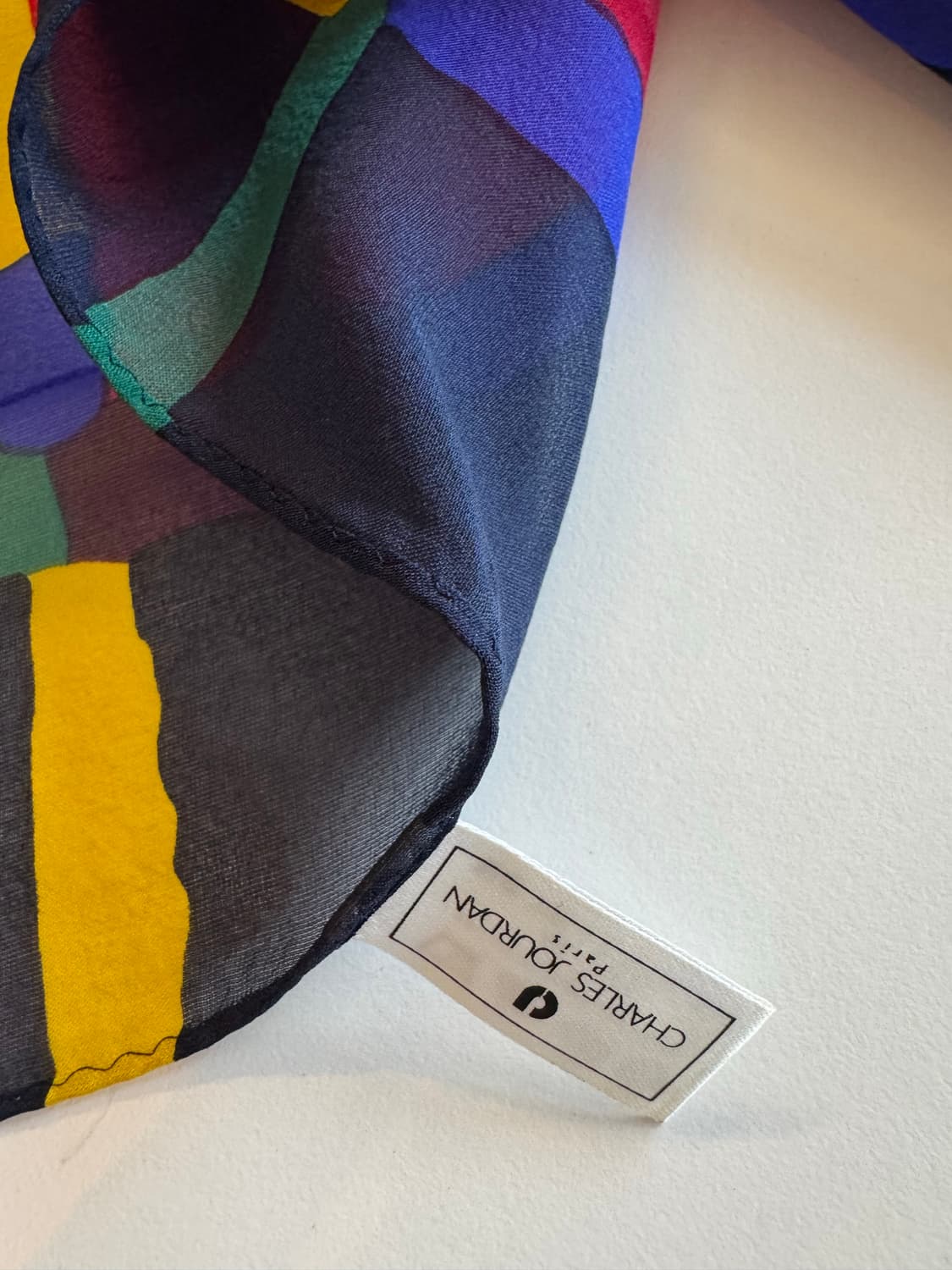 Geometric Silk Scarf 빈티지 실크 스카프 상품이미지8