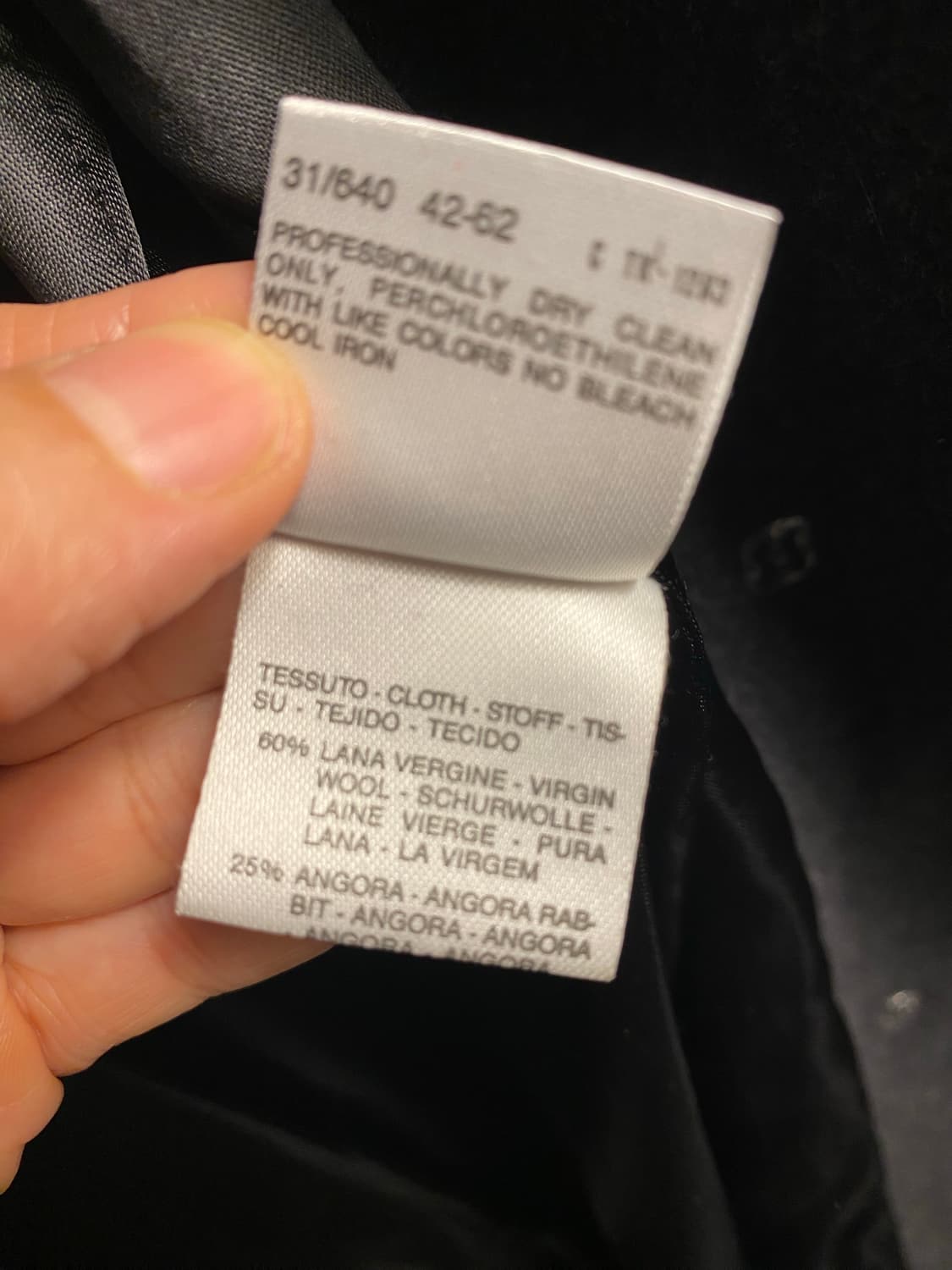 라나버진울 앙고라 진그레이  모 롱코트 상품이미지10