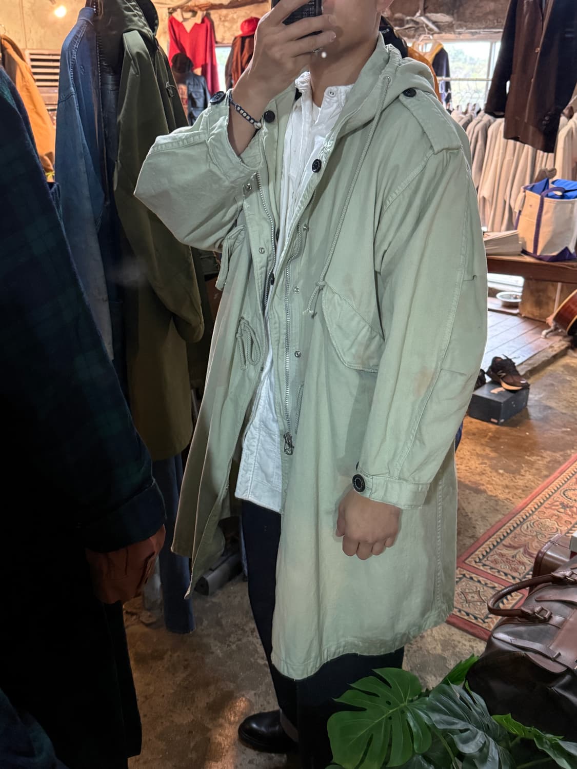 다이리쿠 Dairiku 워시드 모즈 자켓 상품이미지4