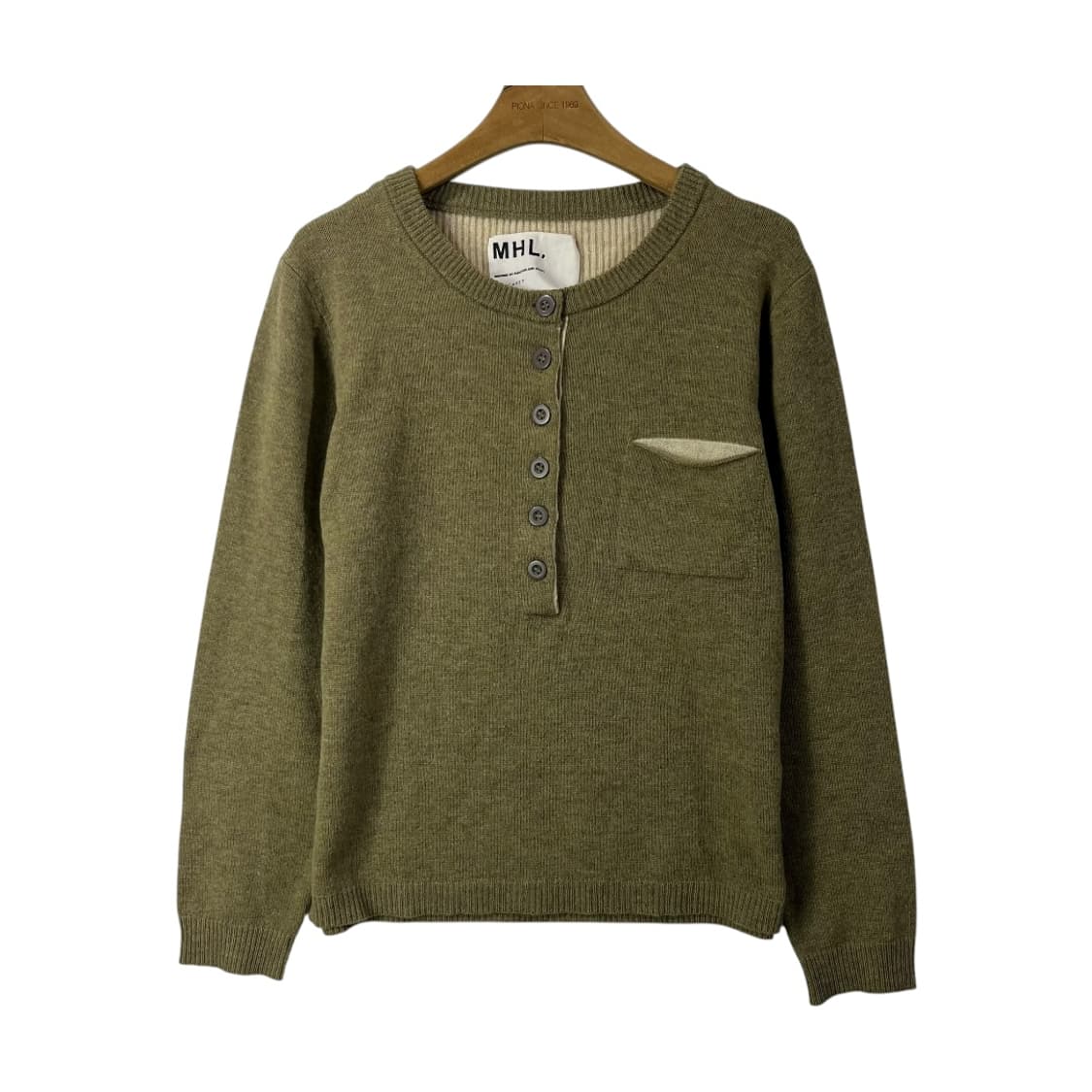 [Margaret Howell] 마가렛호웰 헨리넥 울 니트 상품이미지1