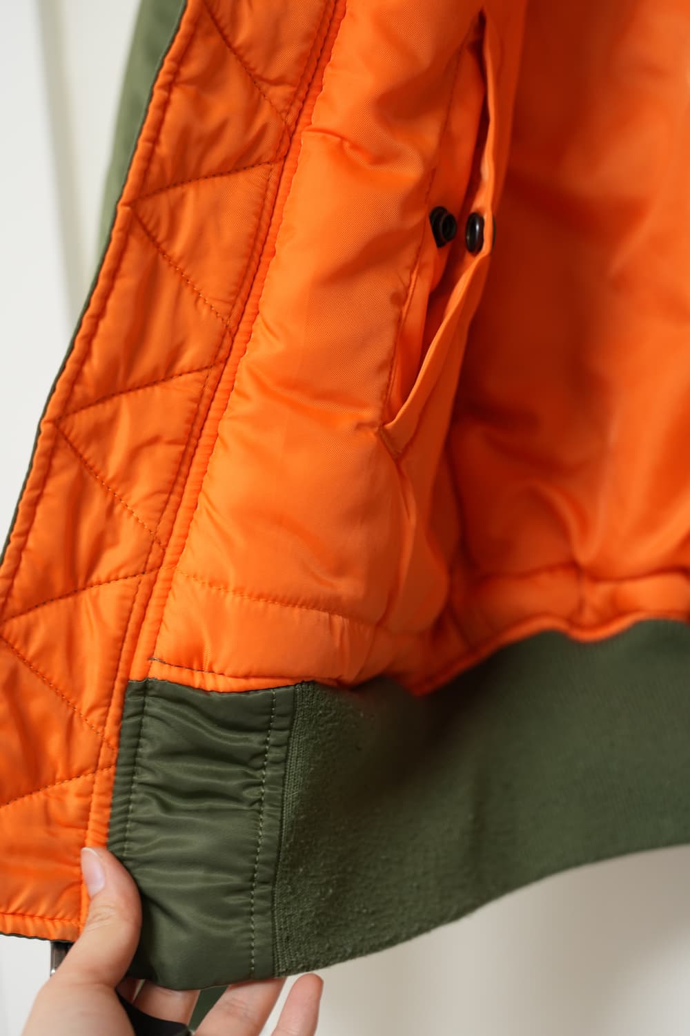 알파인더스트리 ma-1 올리브 XS 상품이미지6