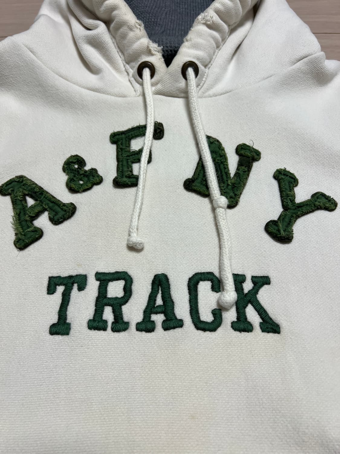 아베크롬비 로고 후드 스웨트셔츠 아이보리 / L 상품이미지3