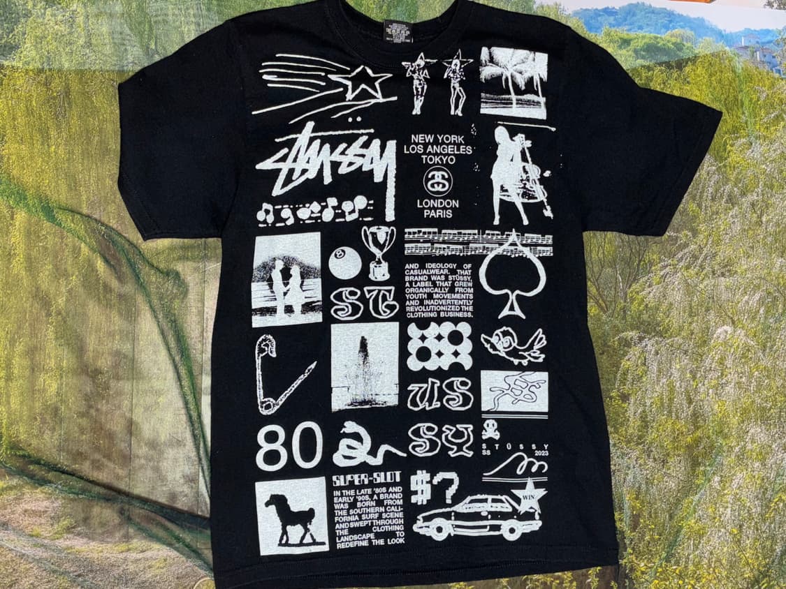 Stussy Sara T-shirts Black 상품이미지1