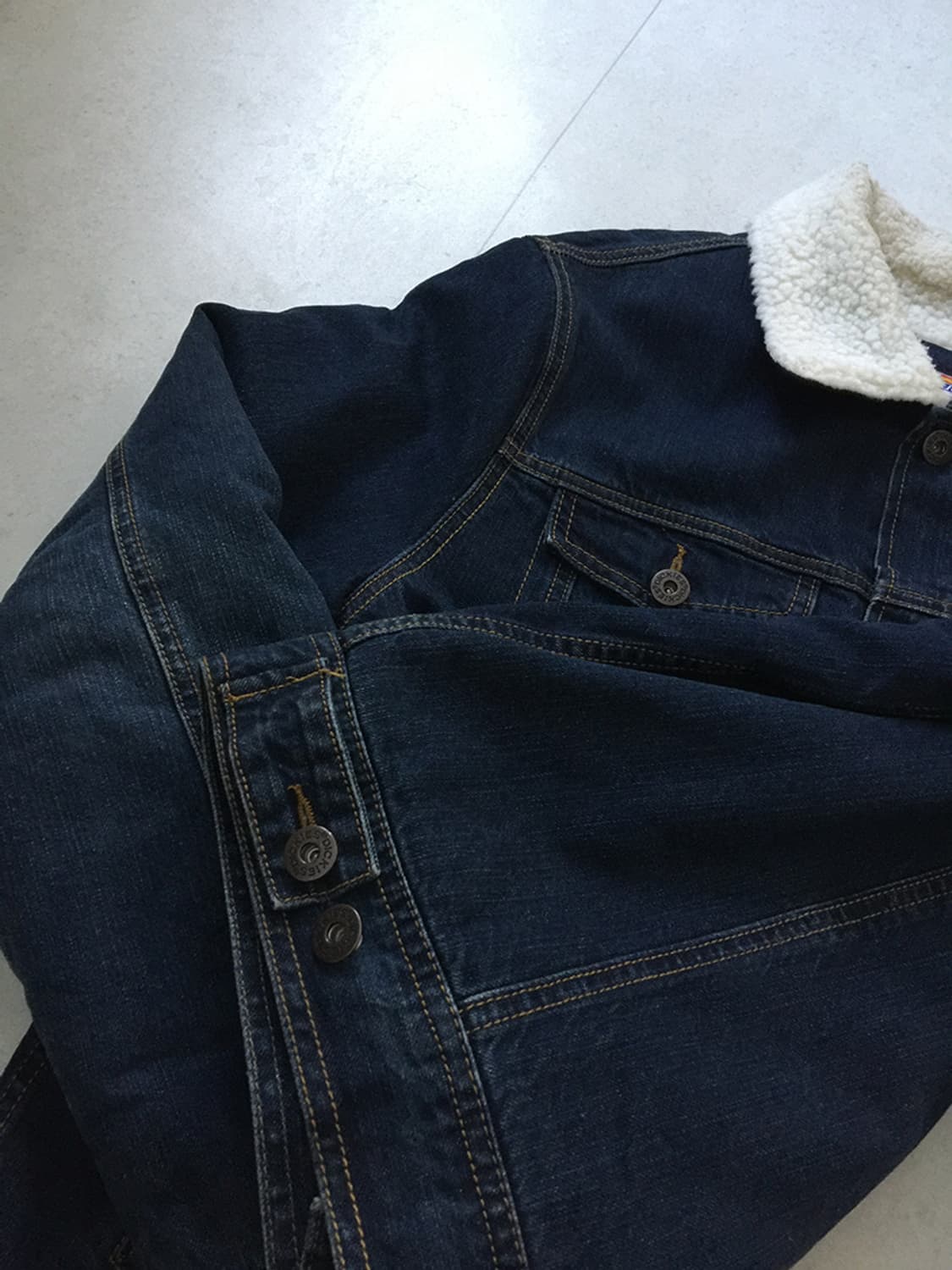 Unisex Dickies Sherpa-Lined Denim Jacket 상품이미지7