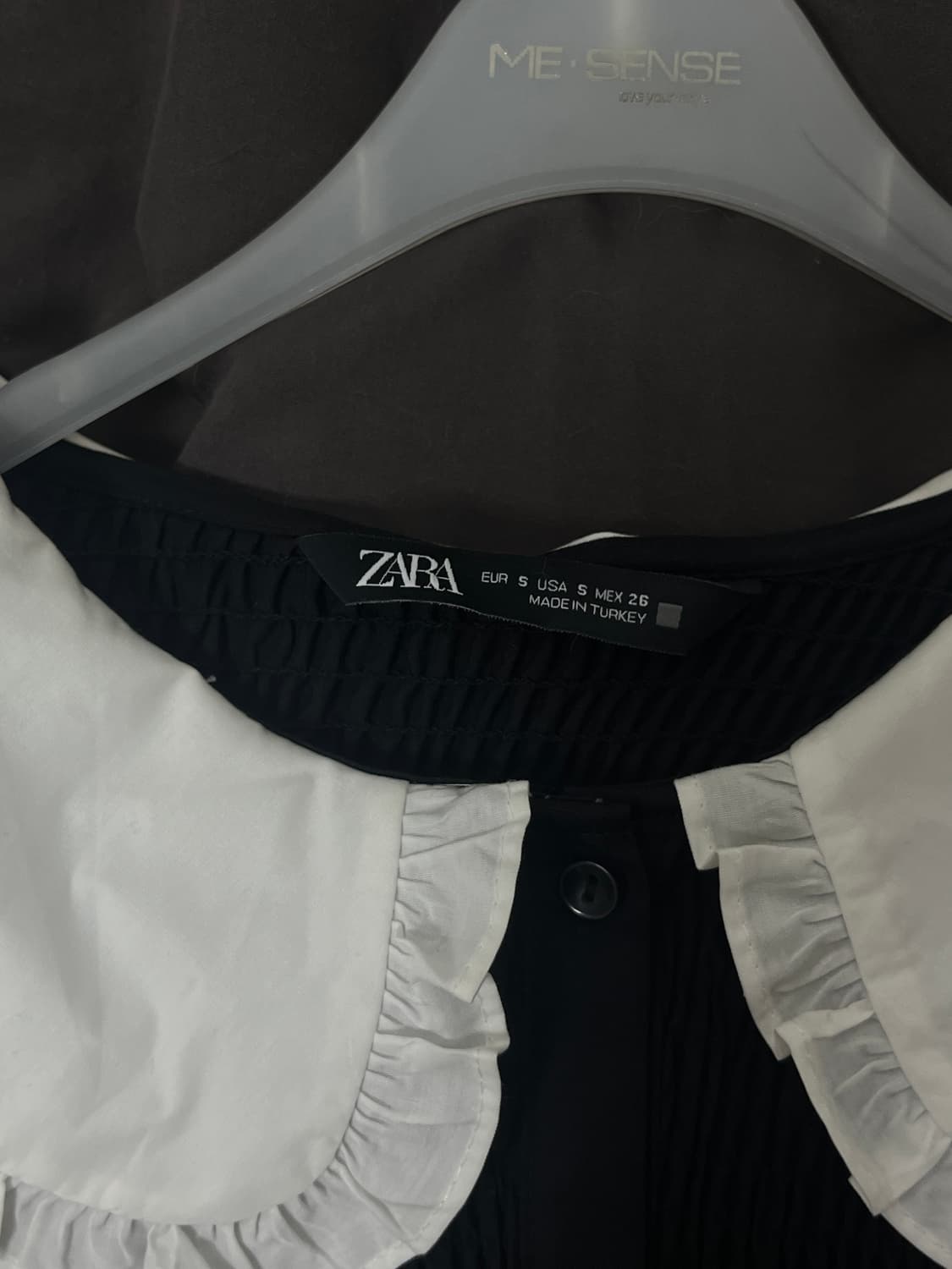 ZARA 빅카라 크롭 블라우스 상품이미지3