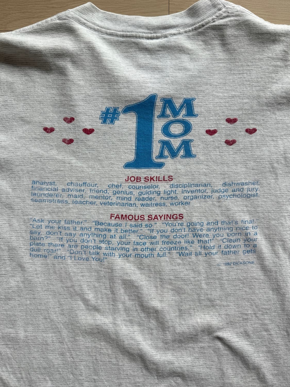 “#1 MOM” 빈티지 티셔츠 상품이미지6