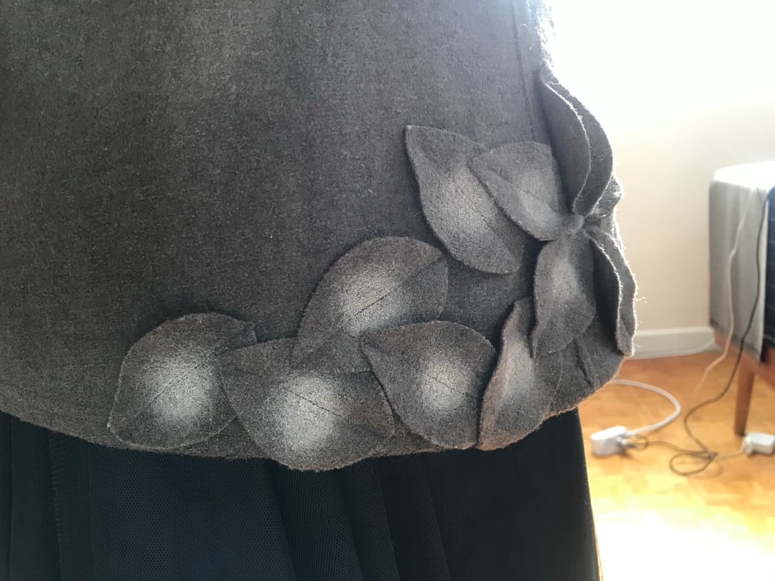 vintage wool pattern sleeveless 상품이미지3