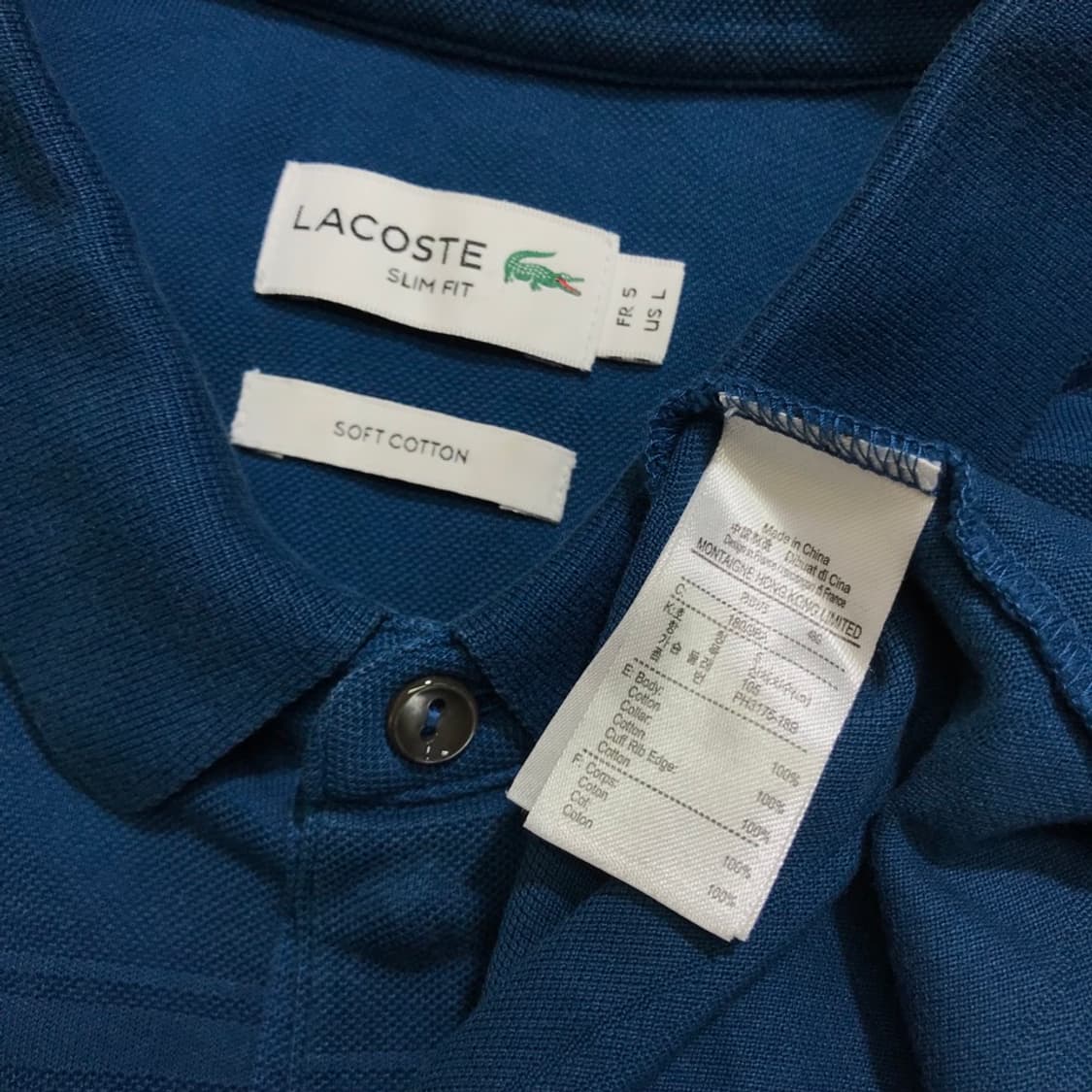 [[5(L),A급] 라코스테(LACOSTE) 스트라이프 반팔폴로티@759 상품이미지5