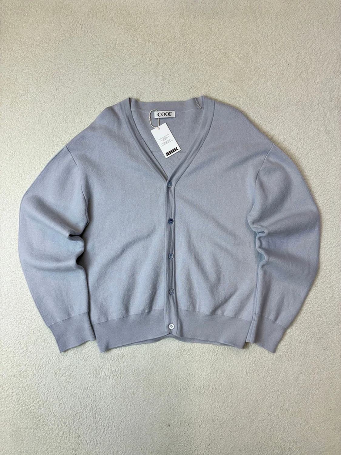 쿠어 COOR 미니멀 오버 울 니트 가디건 PN6146 상품이미지1